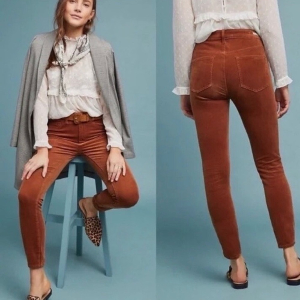 Pilcro high-rise skinny corduroy pants